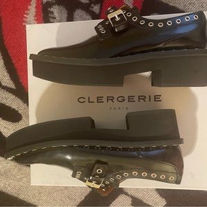 Clergeie Bridget V Spazzolato noir dbl gold bloc micro noir/trer noir US 7/5.